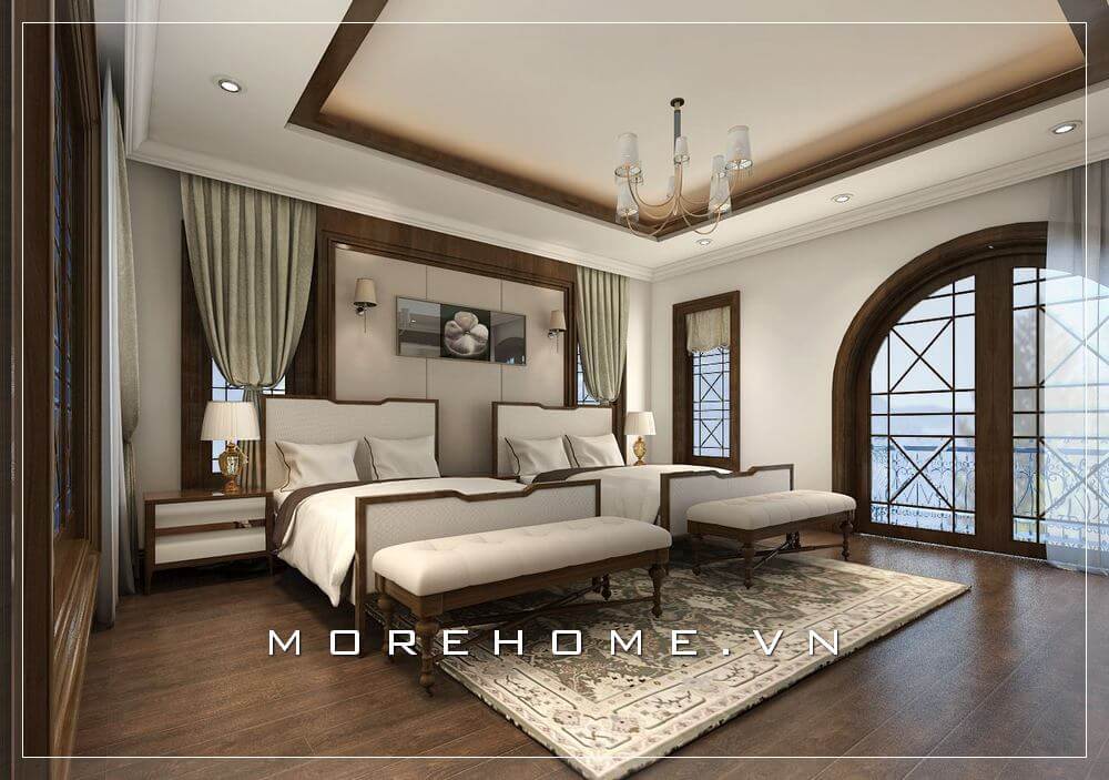 Nội thất phòng ngủ gỗ tự nhiên